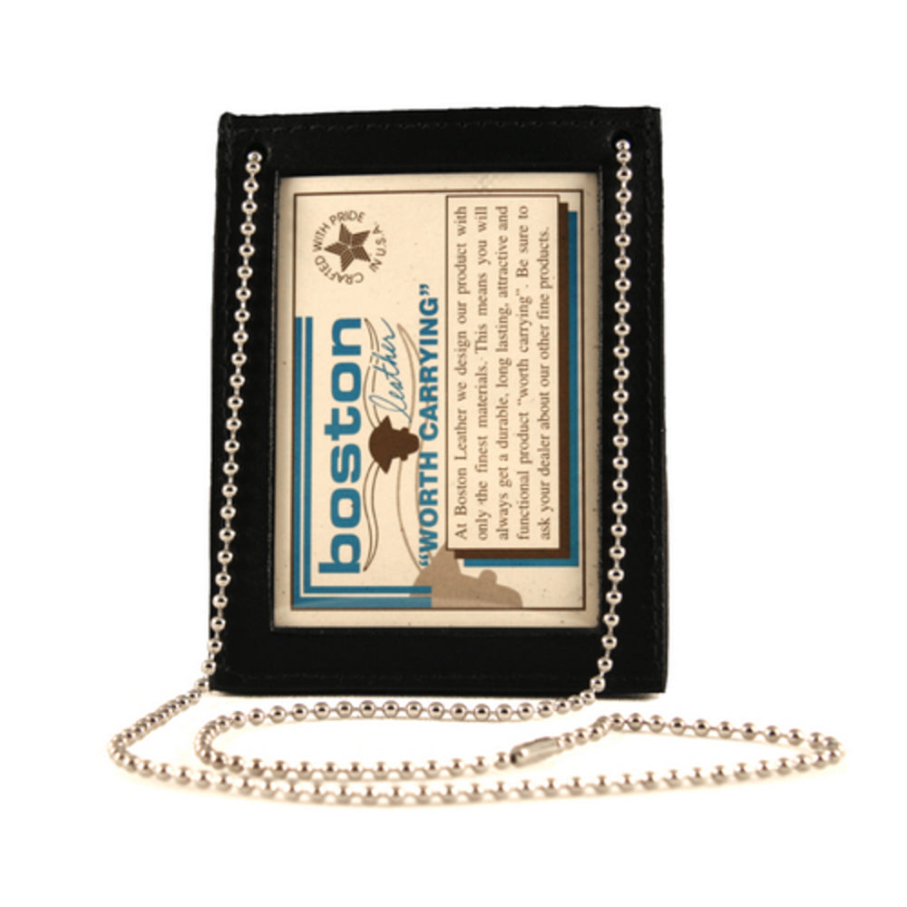 Boston Leather 5982-1 Neck Chain 2 ID-No Badge Image 1