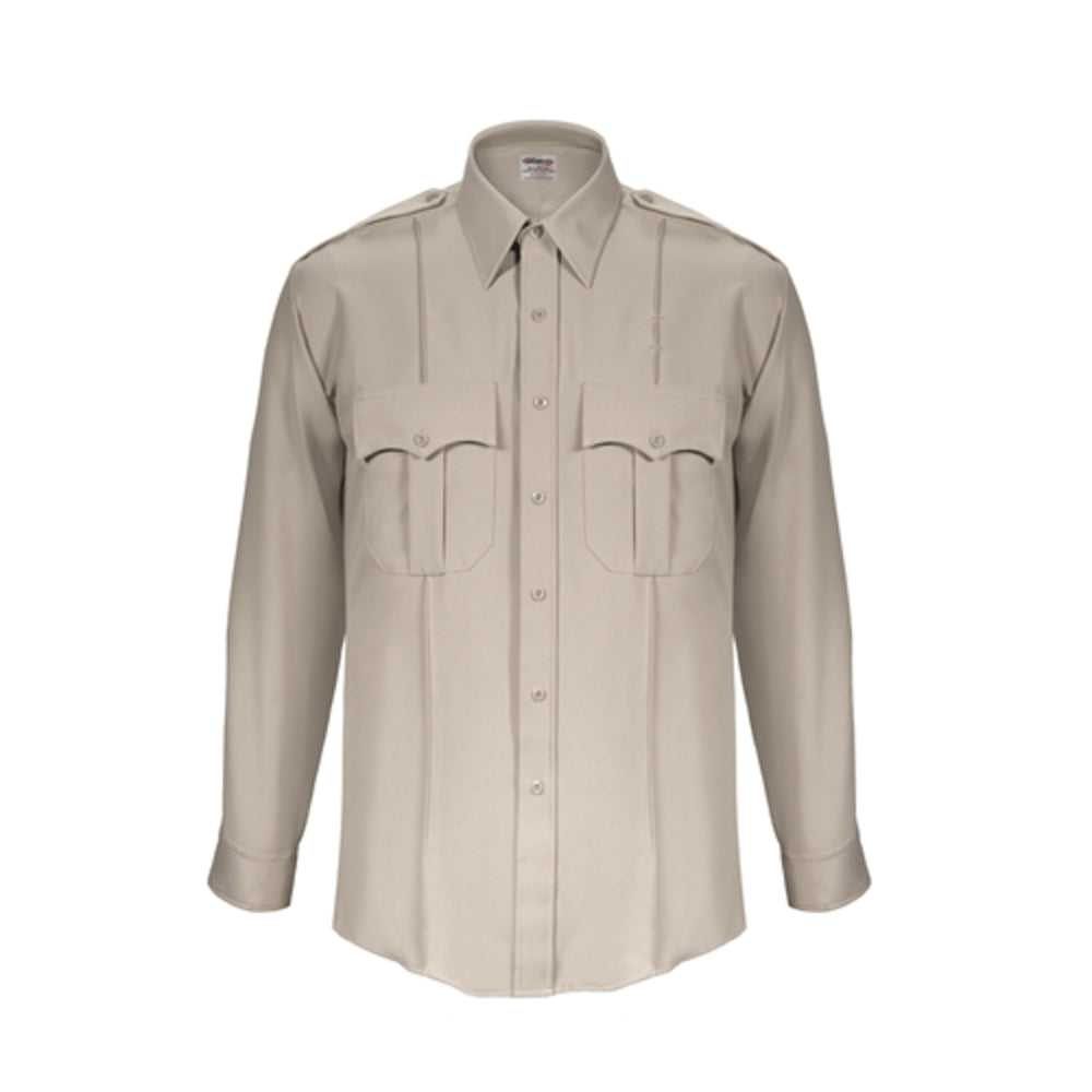 Elbeco 312N-19-34 Textrop2 Long Sleeve Shirt - Silver Tan - 19 x 34 Image 1