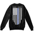 Thin Blue Line TBL-CREW-BLACK-XXL Crew Neck Sweatshirt Image 1