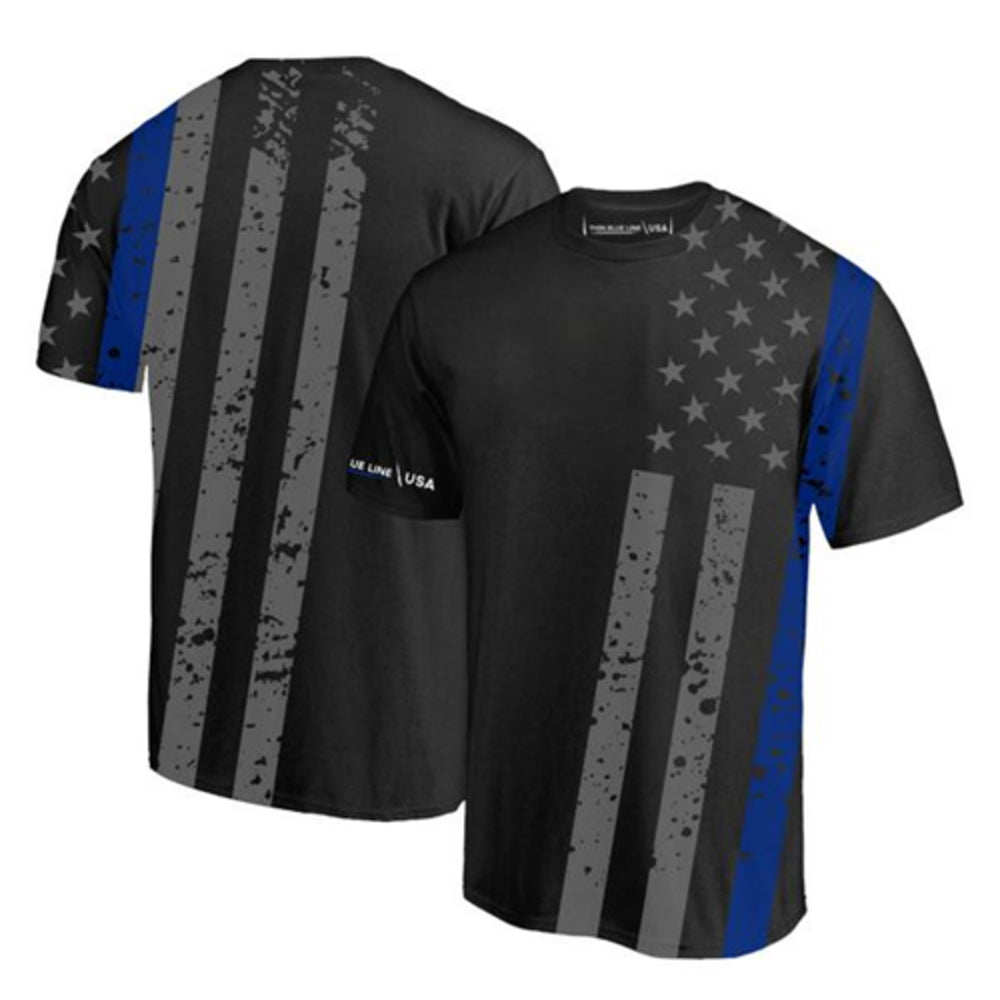 Thin Blue Line SUB-TBL-SHIRT-L Athletic T-Shirt All-Over  Image 1