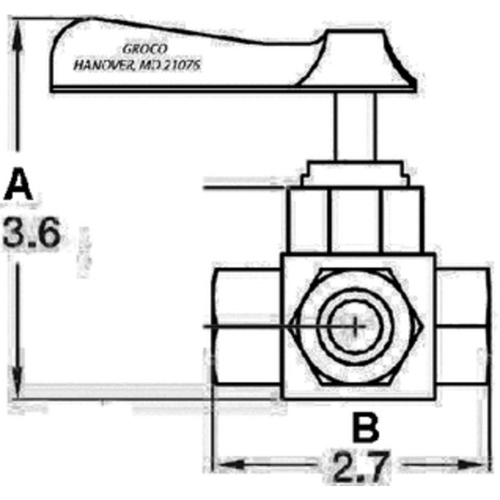 4 PORT TANK SELECTOR VALVE (GROCO)