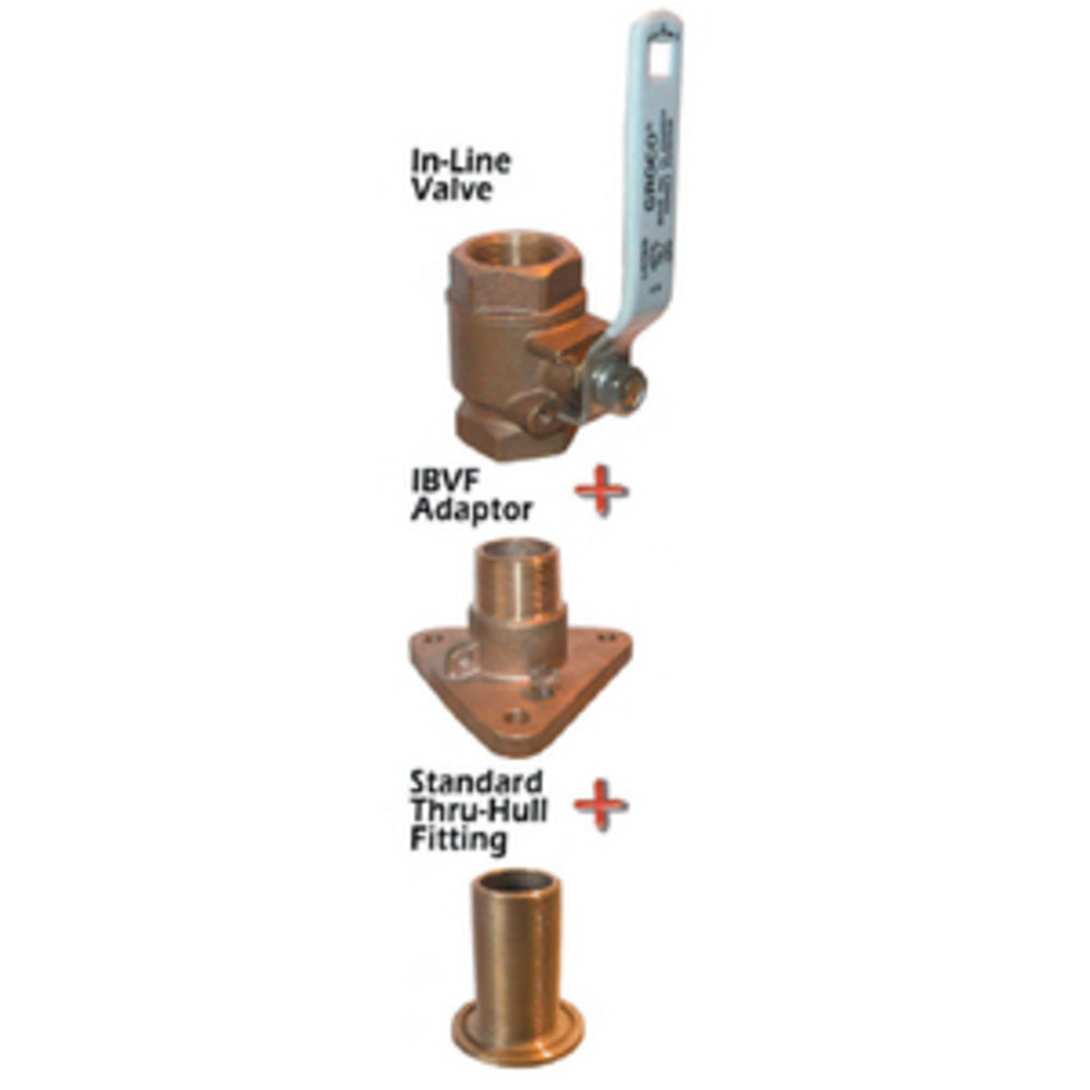 NPS TO NPT FLANGED BRONZE ADAPTORS (GROCO)