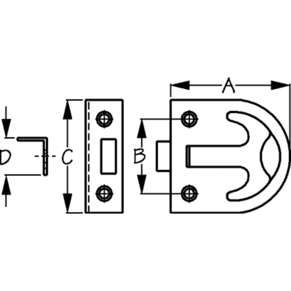 Sea-Dog Line 221920-1 Ring Pull Latch Spring Loaded