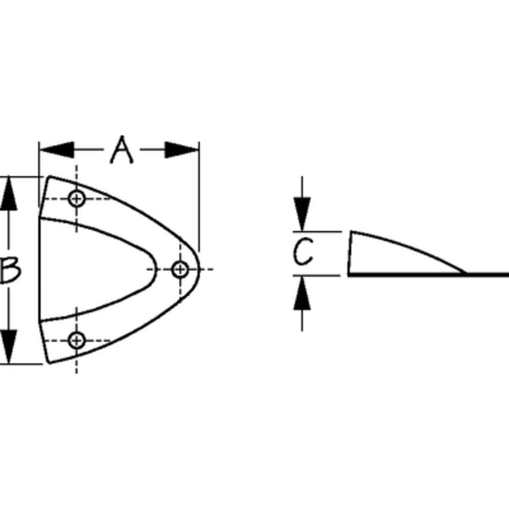 MIDGET CLAM SHELL VENTS (SEA-DOG LINE)