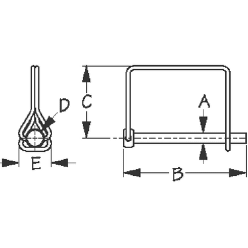 COUPLER LOCKING PIN (SEA-DOG LINE)