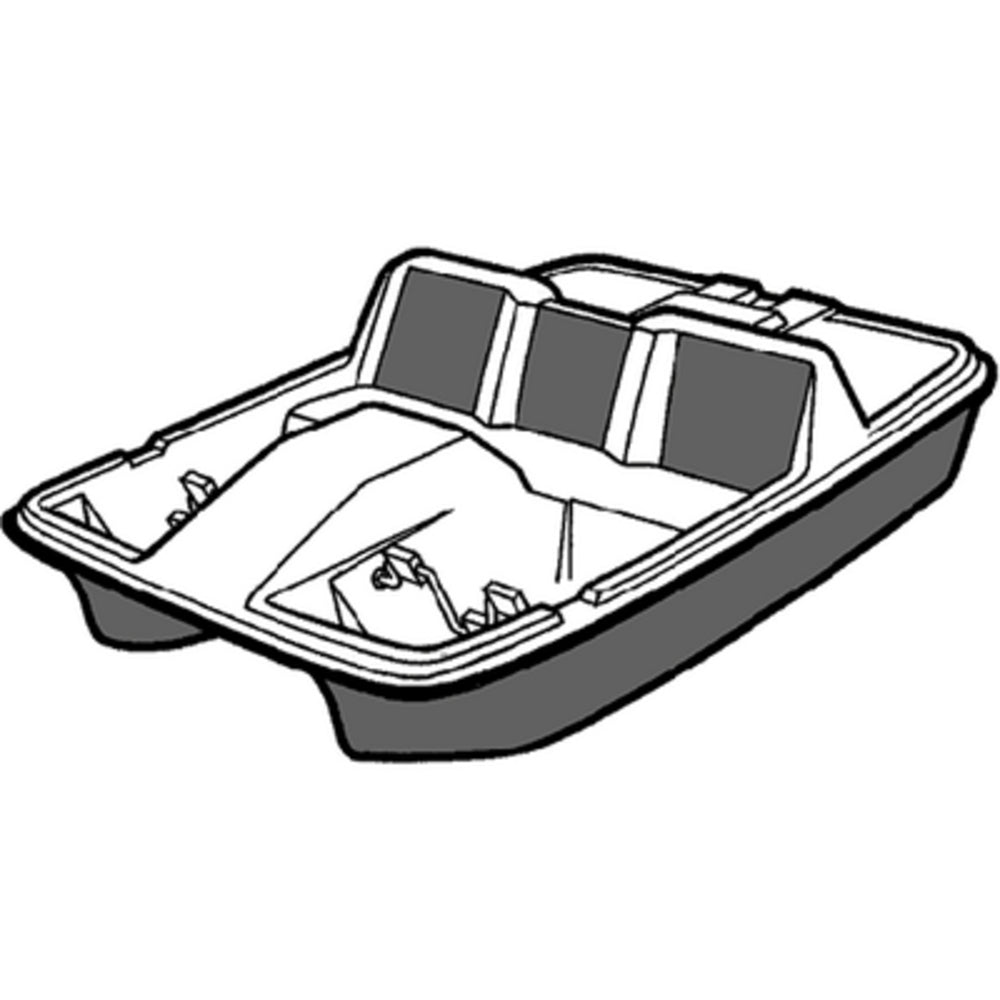 Carver By Covercraft 74303F-10 Poly-Flex Ii Styled-To-Fit Boat Cover 7'2"" Image 1