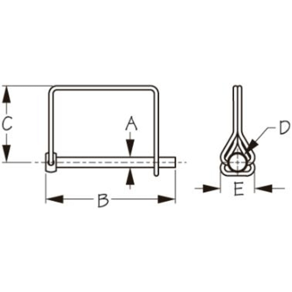 COUPLER LOCKING PIN (SEA-DOG LINE)