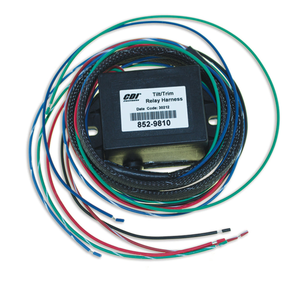 CDI Electronics 852-9810 TILT/TRIM RELAY And HARNESS 852-9810  Image 1