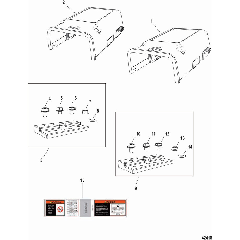 Quicksilver 898289A71 Conductr Plate Assembly