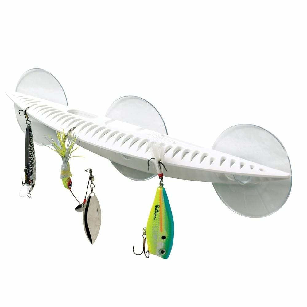 Attwood 11848-4 Hook and Lure Rack 12" White Image 1