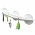 Attwood 11848-4 Hook and Lure Rack 12" White Image 1