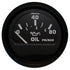 Faria Beede Instruments 12803 Euro Black 2" Oil Pressure Gauge 80 Psi Image 1