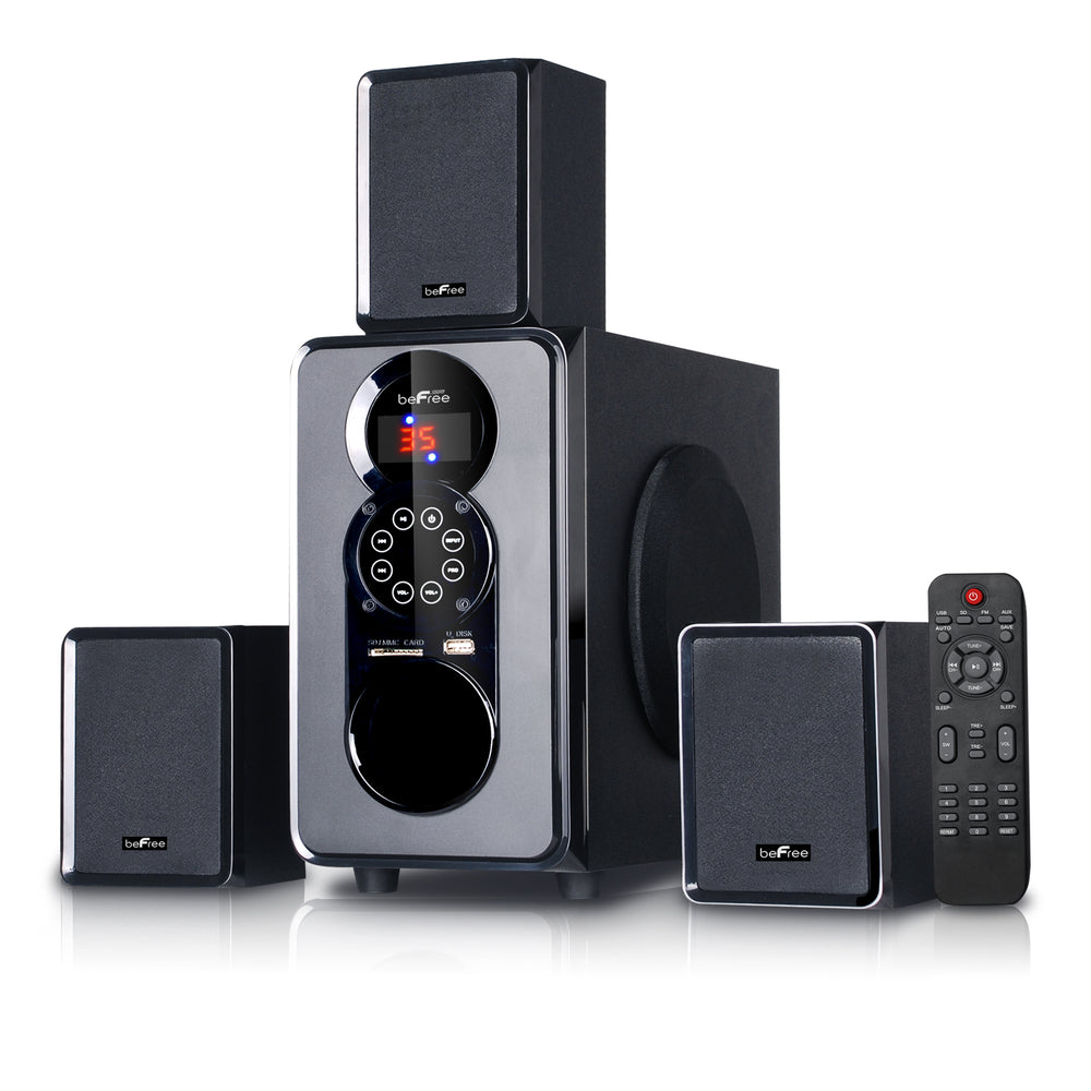 BeFree Sound BFS-55-RB 3.1 Channel Surround Bluetooth Speaker System Image 1