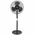 Optimus F-1672BK-F Portable Oscillating Stand Fan with Remote, Black, 16-In. Image 1