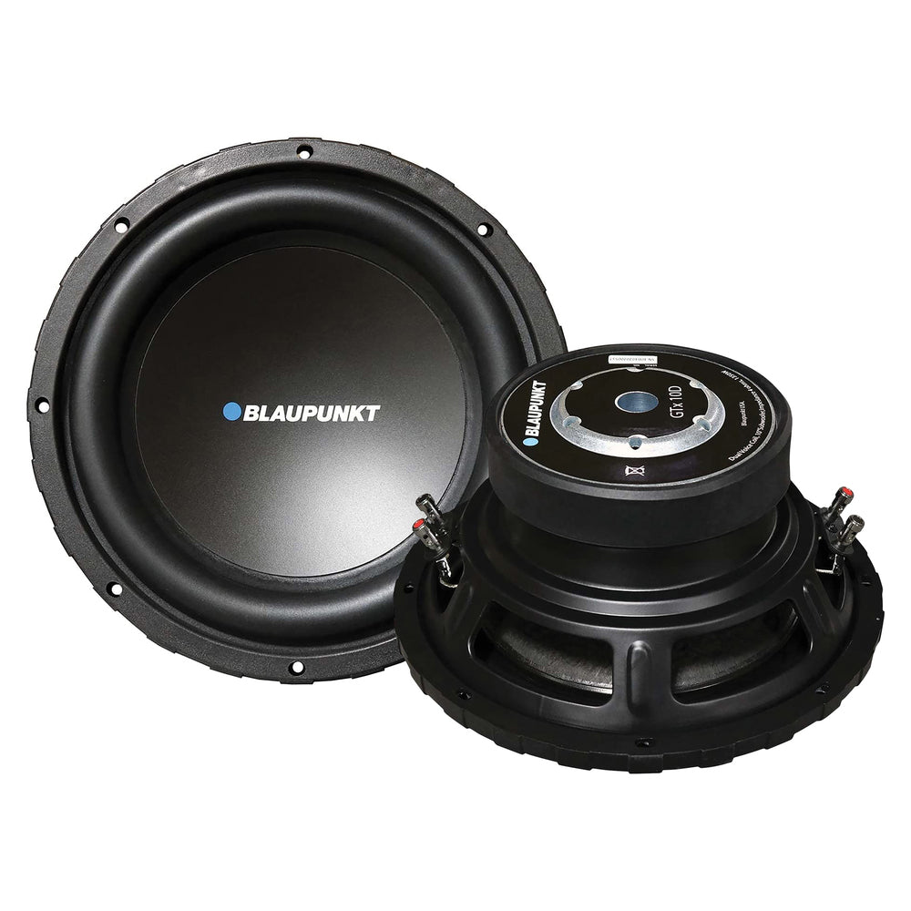 Blaupunkt Gtx10D 10" Woofer 400W Rms/1350W Max Dual 4 Ohm Voice Coils