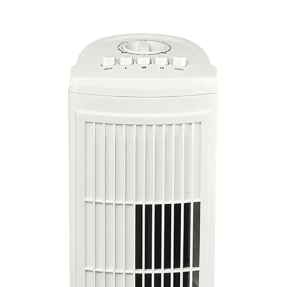 Brentwood F-30TW Tower Fan 30In White - 3 Speed Settings