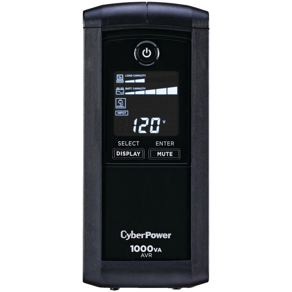 Cyberpower Cp1000Avrlcd 1000Va/600W Ups Minitower Lcd Line-Interactive Avr 9 Ol Image 1