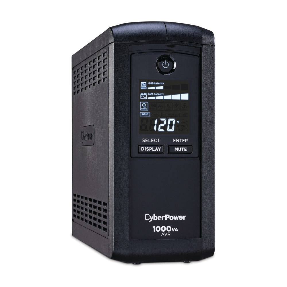 Cyberpower Cp1000Avrlcd 1000Va/600W Ups Minitower Lcd Line-Interactive Avr 9 Ol