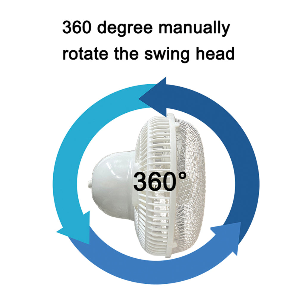 Optimus F-1888 18" Outdoor Oscillating Stand Fan with Misting Ring