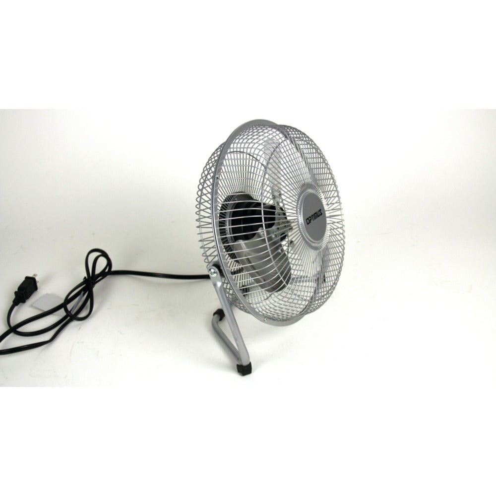 Optimus F-4092 9 In. Industrial Grade High Velocity Fan Painted Grill