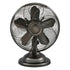 Optimus F-6212A Retro Oscillating Table Fan 12-Inch oscillation 3-Speed 60-Watt