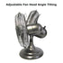 Optimus F-6212A Retro Oscillating Table Fan 12-Inch oscillation 3-Speed 60-Watt