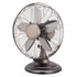 Optimus F-6212A Retro Oscillating Table Fan 12-Inch oscillation 3-Speed 60-Watt