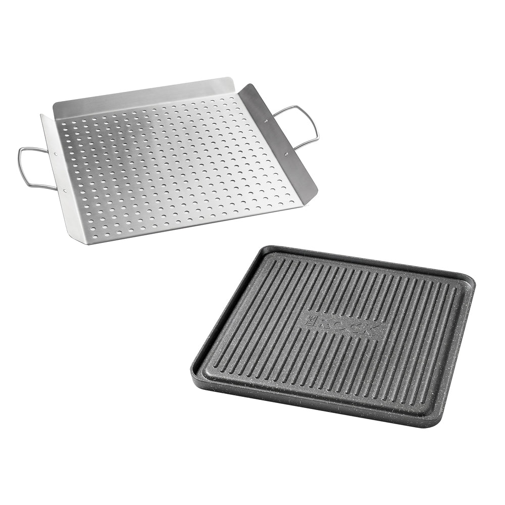 The Rock By Starfrit 034630-004-0000 2Pc Bbq Set