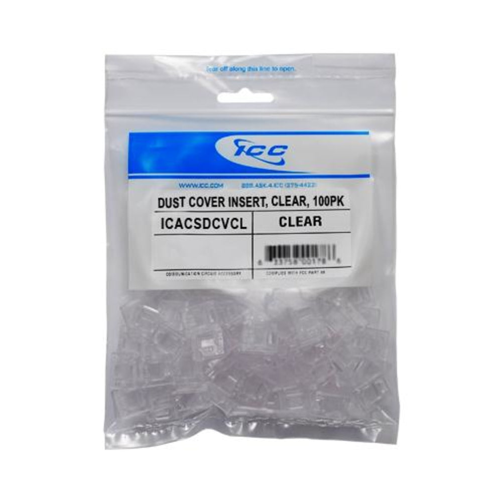 Icc Icacsdcvcl Dust Cover Insert- Clear- 100Pk Image 1