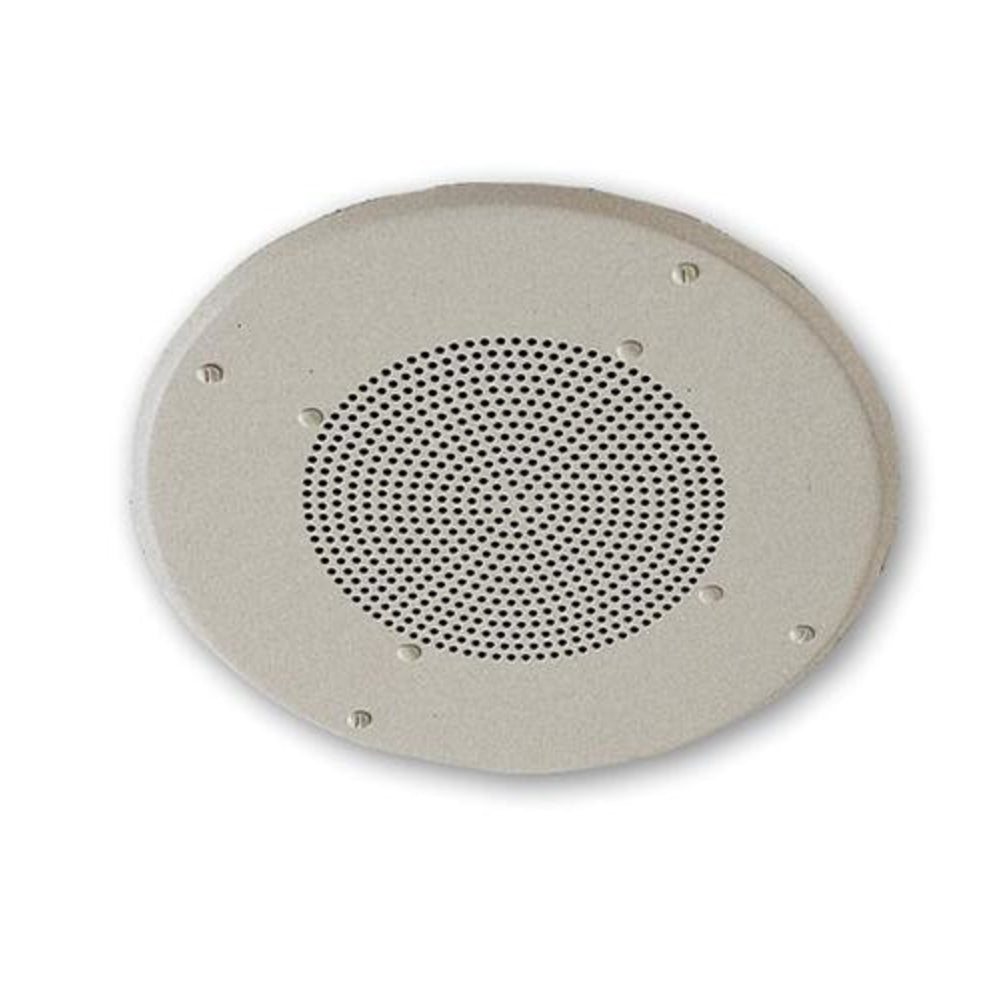 Valcom S-500VC 8In. Ceiling Speaker 25/70V Volume Control - White Image 1