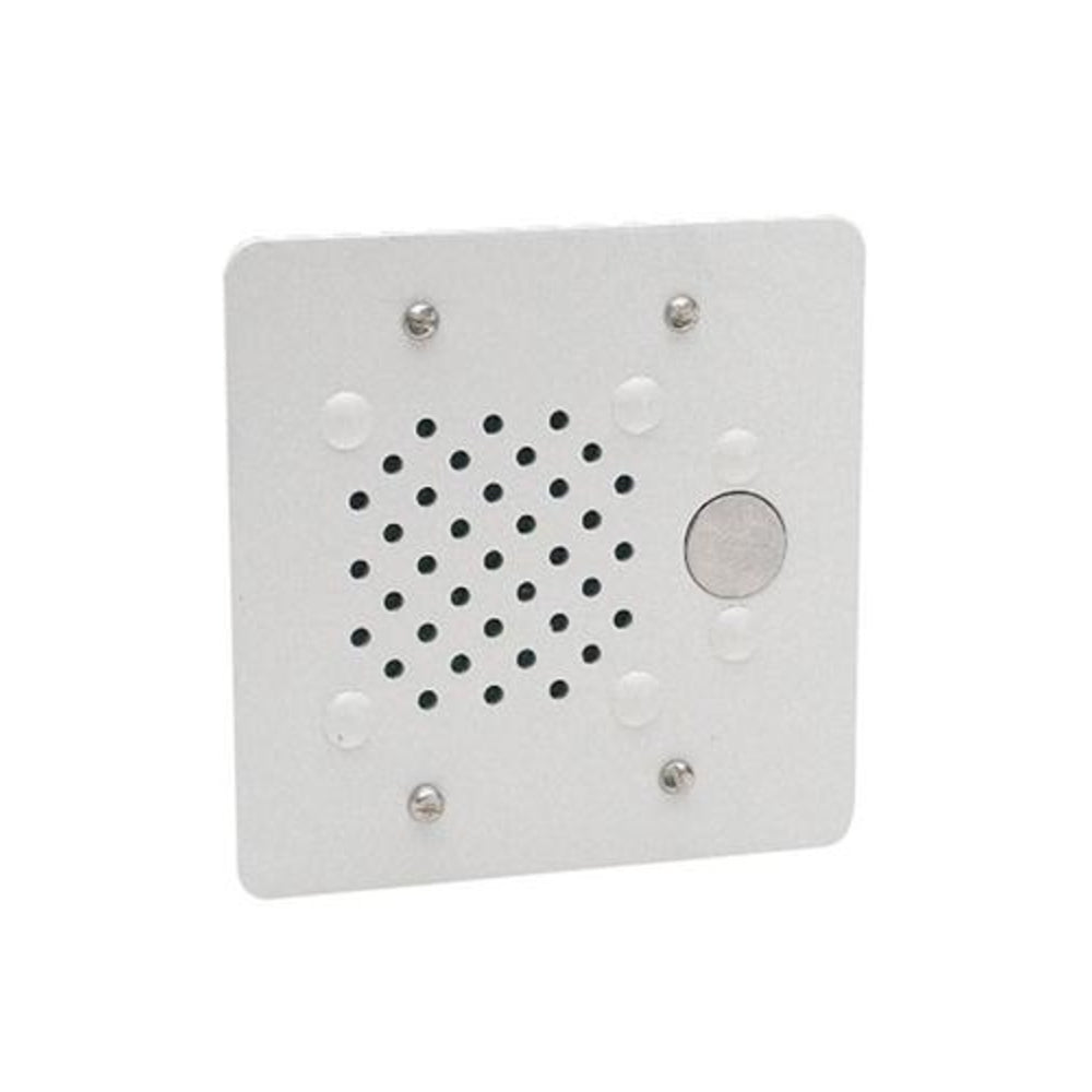 Valcom V-1073 Doorplate Speaker Vandal-Resistant Whi Image 1