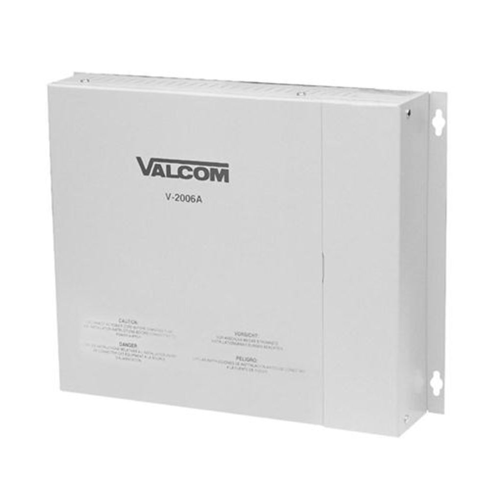 Valcom V-2006A One-Way 6 Zone Page Control All Call And Built-In Power; Image 1