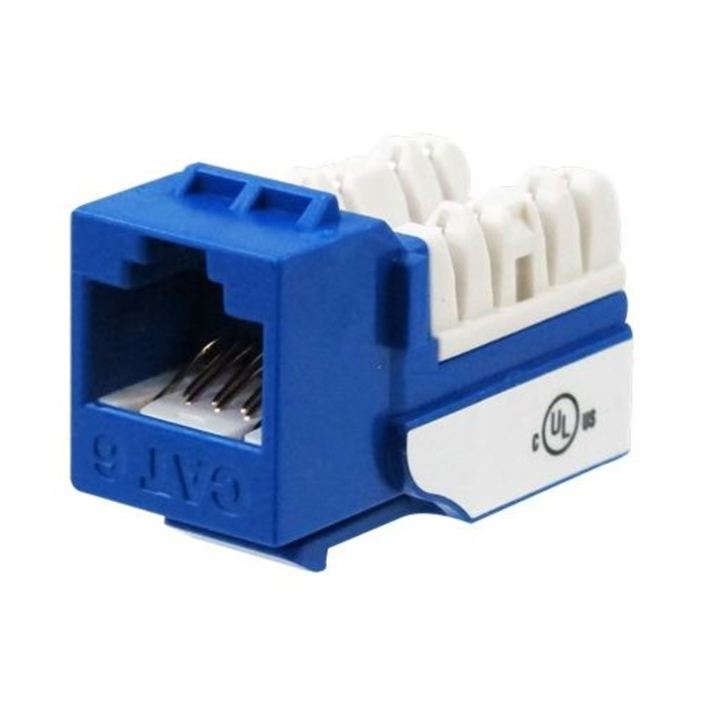 Wavenet 6Eksjbl-25Pk Cat6 Jack Blue 25 Pack Image 1