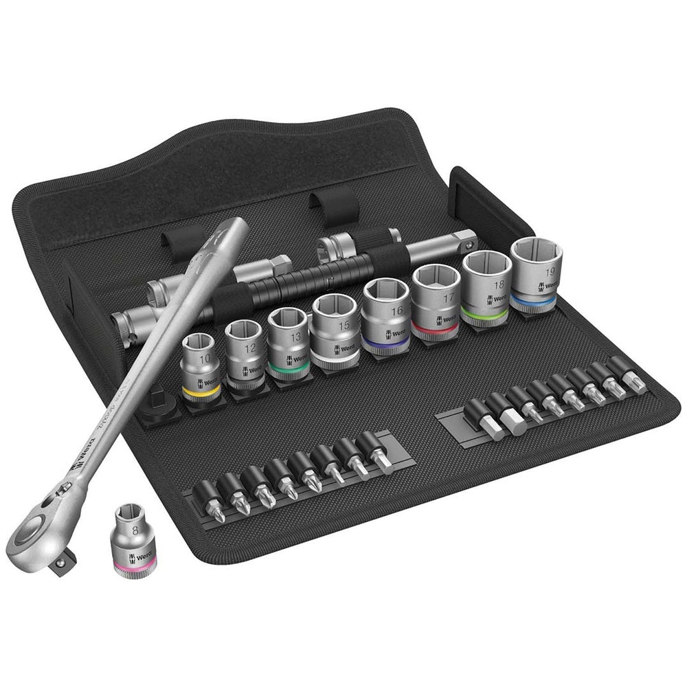 Wera 05 004048 001 3/8" Drive Ratchet Set 29 Piece Image 1