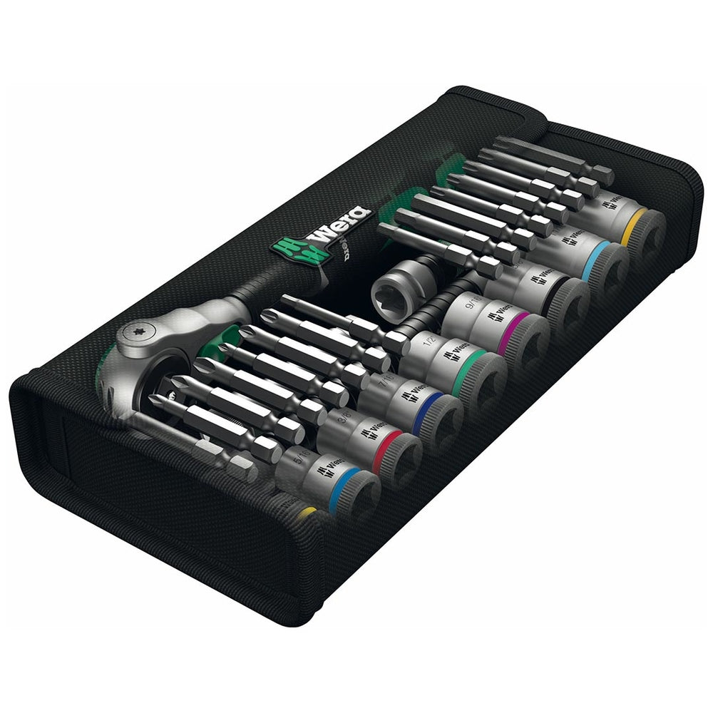 Wera 05 004049 001 3/8" Drive Speed Ratchet Set - 29-Piece Set