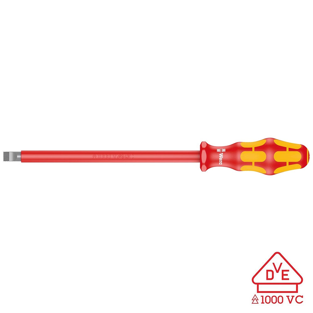 Wera 05006140001 Insulated Screwdriver 1.6mm x 10mm Slotted with Lasertip Image 1