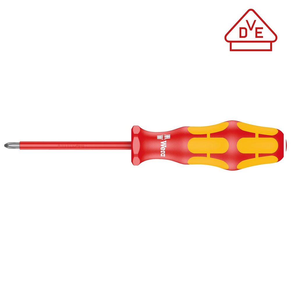 Wera 05006162001 VDE Insulated Screwdriver PZ#1 with Laser Tip Image 1