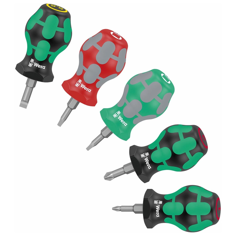 Wera 05008872001 Stubby Set Screwdriver 5 Piece Set Image 1