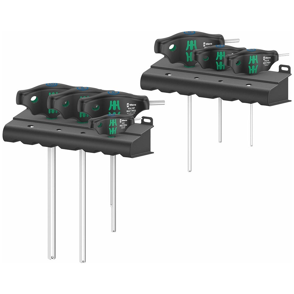 Wera 05 023450 001 T-Handle Hex-Plus Driver Set - 7-Piece Rack Set Image 1