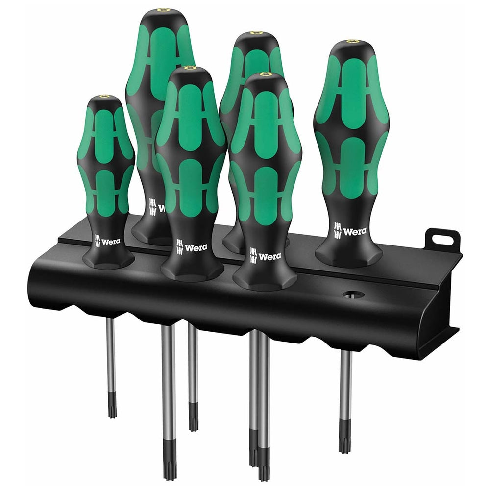 Wera 05 028059 001 Torx Screwdriver Set - 6-Piece Rack Image 1