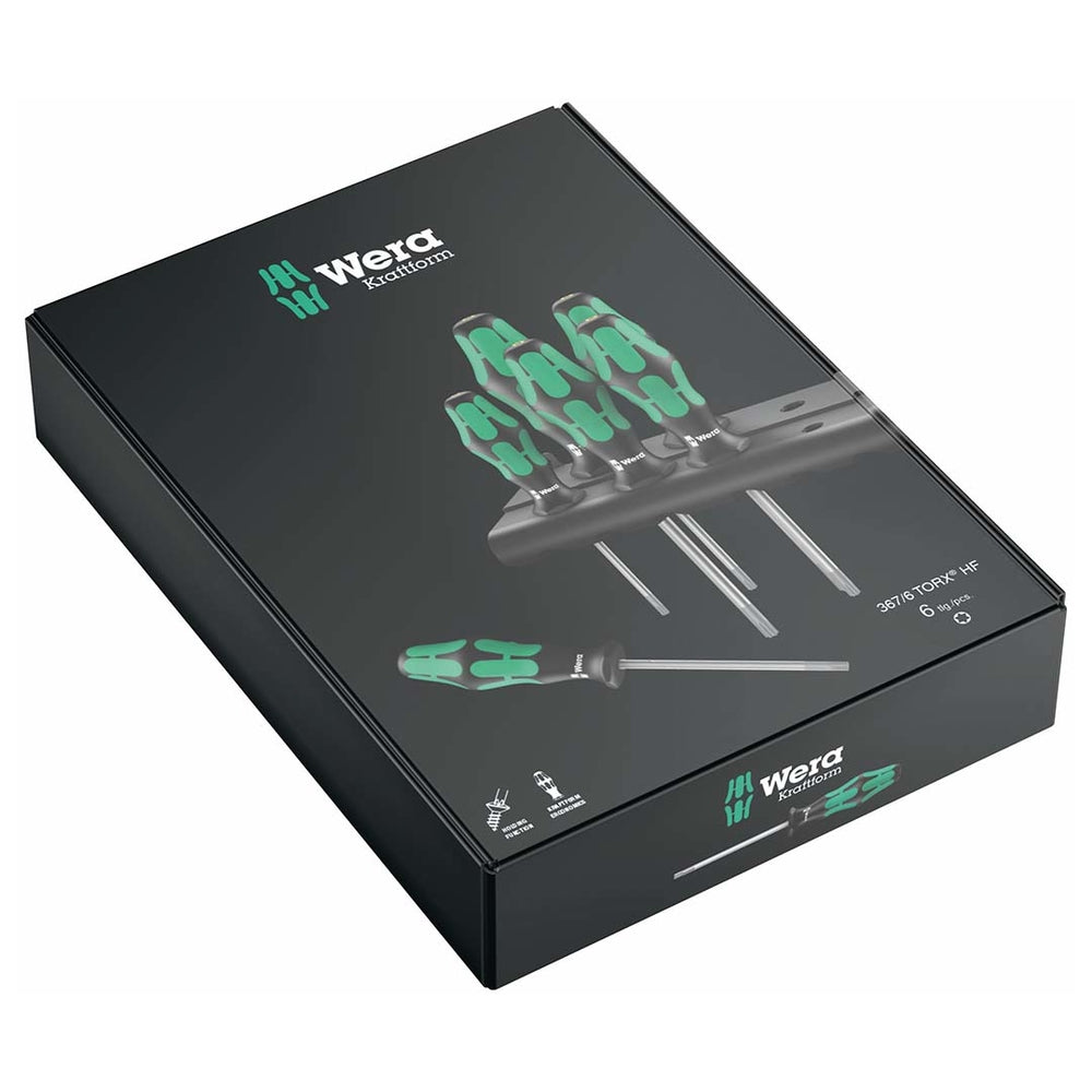 Wera 05 028059 001 Torx Screwdriver Set - 6-Piece Rack