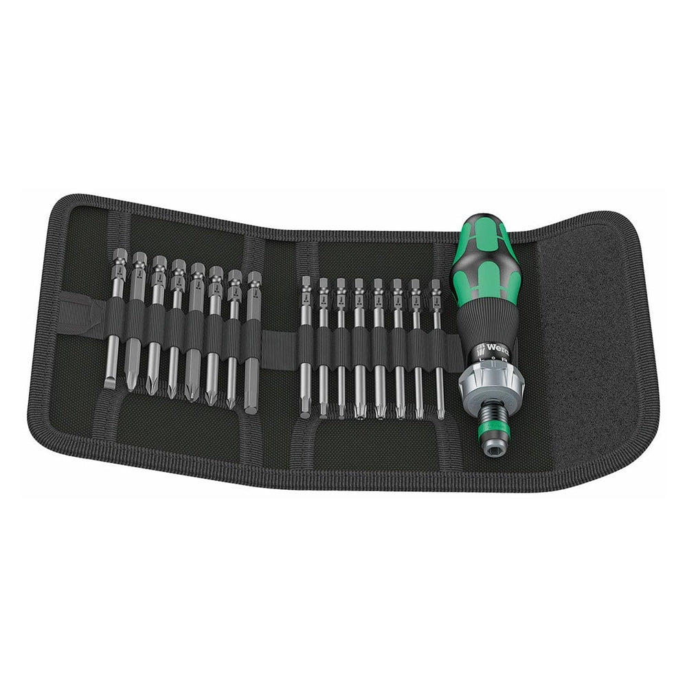 Wera 05051040001 Ratcheting Screwdriver Assorted Bits Set Image 1