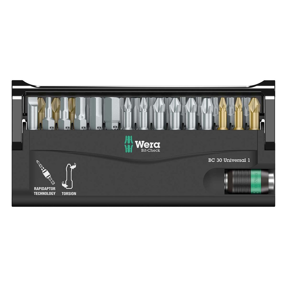 Wera 05 056440 001 BC Universal Rapidaptor Set - 30-Piece