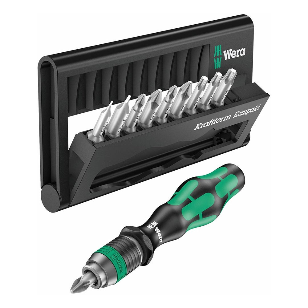 Wera 05 056653 001 Kraftform Kompakt 10 Screwdriver Bits