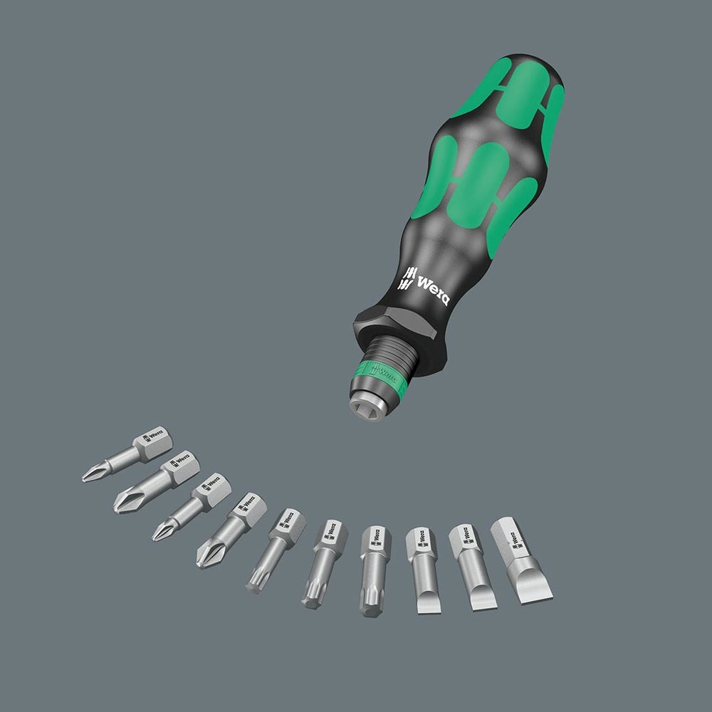 Wera 05 056653 001 Kraftform Kompakt 10 Screwdriver Bits