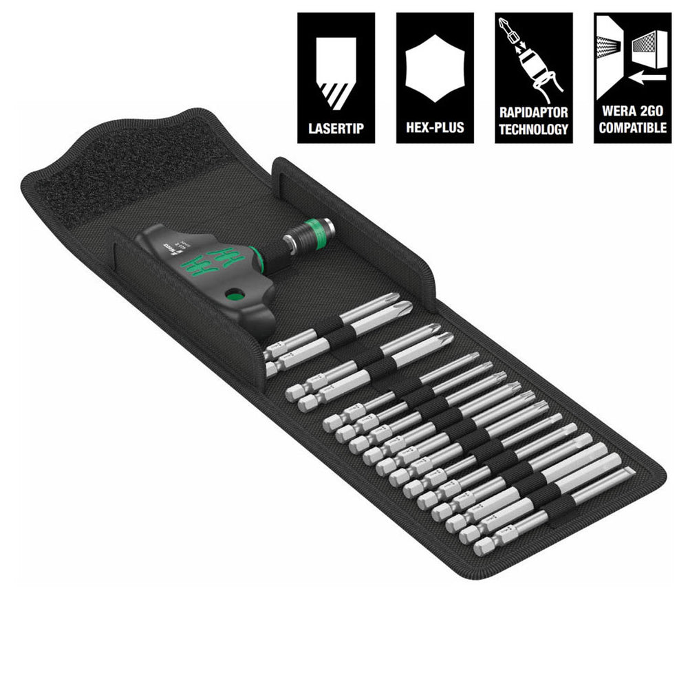 Wera 05 0574700 01 Kraftform Kompakt 400 Screwdriver Set Image 1