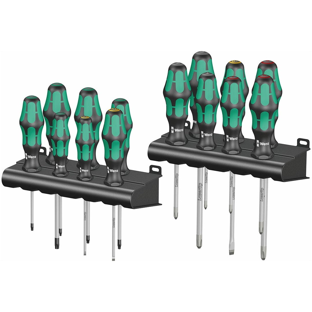 Wera 05 105630 001 Kraftform 16-Pc Screwdriver Set with Racks Image 1