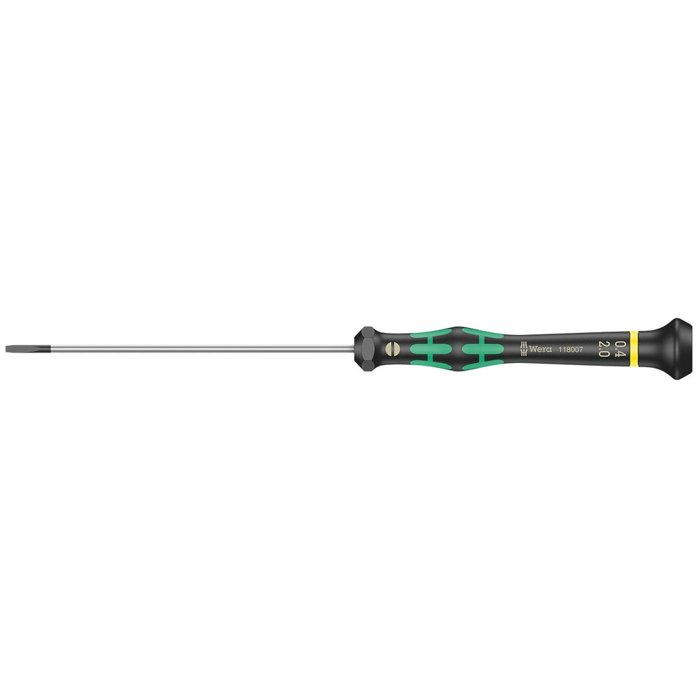 Wera 05118007001 Micro Electronics Slotted Screwdriver 2.0mm Image 1