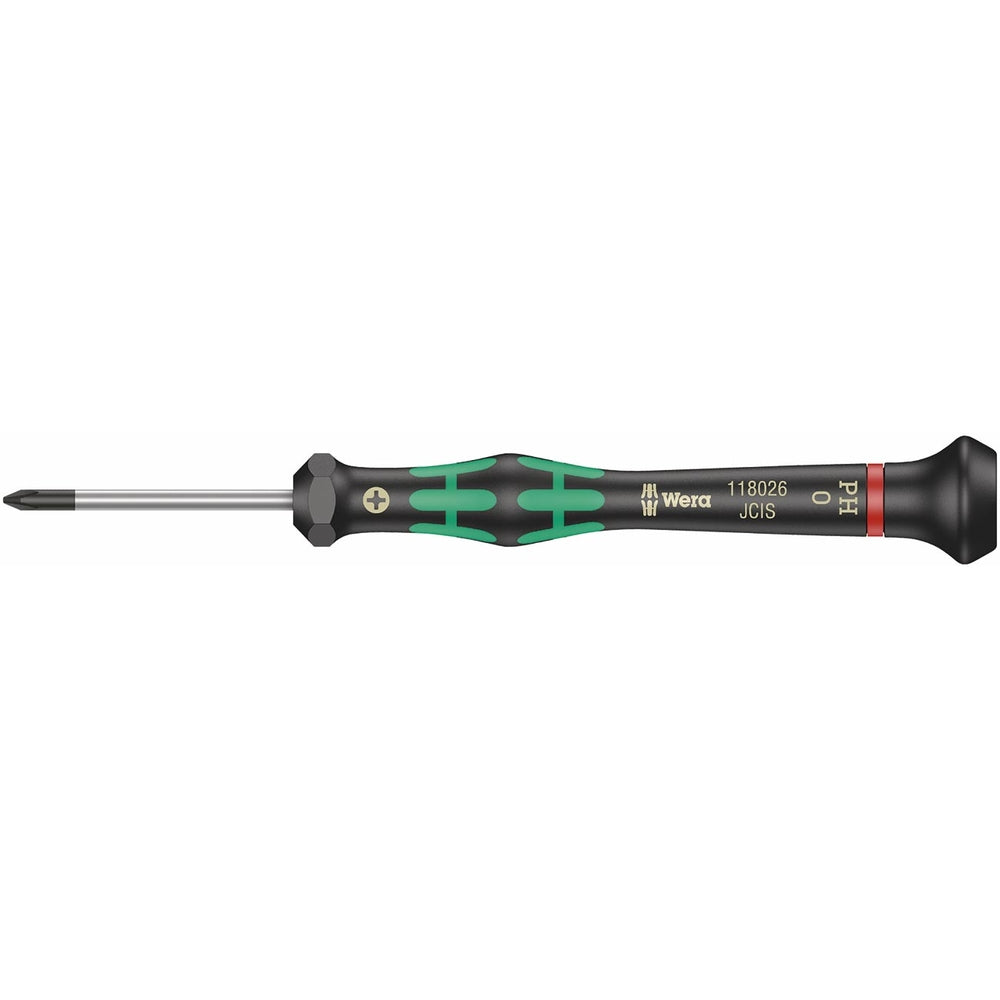 Wera 05118023001 Micro Electronics Phillips Screwdriver PH #1 x 60mm Image 1