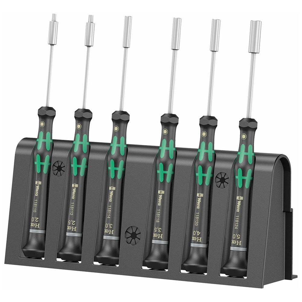 Wera 05 118158 001 Precision Micro Nutdriver Set 6-Piece Image 1